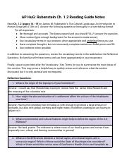 AP HuG Rubenstein Ch. 1.2 Reading Guide Notes.pdf