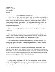 macbeth/man essay by Allyea Harris.docx