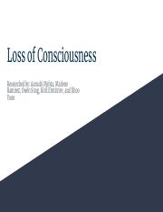 Loss of consciousness.pdf