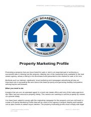 REAA - CPPREP4004 - Property Marketing Profile v1.5.docx