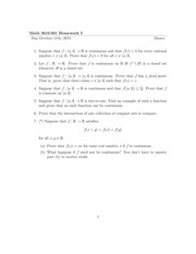 Homework 5 on Real Analysis II