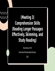 Meeting 3 (Reading Longer Passages Effectively, Skimming, and Study Reading).pptx