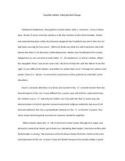 Реферат: Scarlet Letter Essay Research Paper In Hawthorne