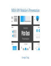 MBA 699 Module 6 Presentation Craig.pptx