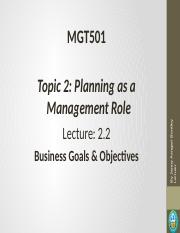 Lecture 2.2 Business Goals and Objectives.pptx