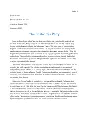 The Boston Tea Party.docx