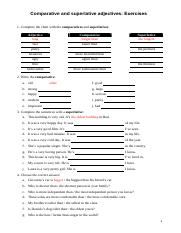 COMPARATIVES AND SUPERLATIVES with ANSWERS.pdf