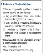 The Concept of Educational Wastage(YUE).pptx