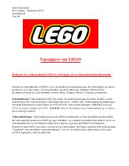 Saks omhyggeligt økologisk Aflevering internationalisering - LEGO.docx - Nicolai Christensen 1.V  Afsætning Emne: Internationalisering Virksomhedens Beskrivelse Lego er en  dansk | Course Hero