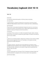 AP Psychology logbook unit 10-14.docx
