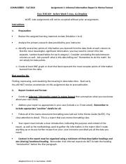 F21   Martins RAP Instructions - Assignment 1 - Informal Information Report2.docx
