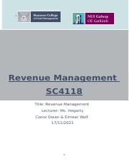 Revenue Management Conor & Eimear.docx