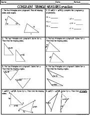 Rylee Lasley - Congruent Triangle Measures Worksheet.pdf