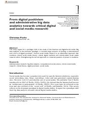 Fuchs From digital positivism towards critical digital and social media research.pdf