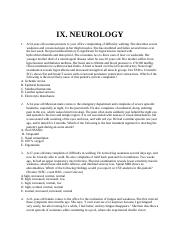 9. Neurology