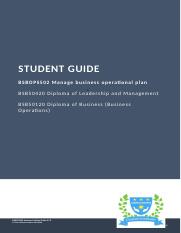 BSBOPS502 Student Guide v1.0.docx
