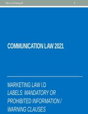 COM Law 2021 Marketing ID.PPTX