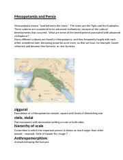 Mesopotamia and Persia Study Guide.docx