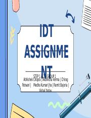 IDT_Assignment 1_Group1.pptx