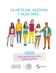“La neta del alcohol y algo más…”, dirigida a adolescentes de 12 a 17 años de edad..pdf