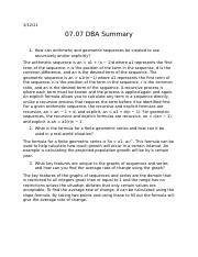 07.07 DBA Summary.docx