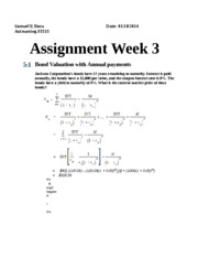 Assignment week 3