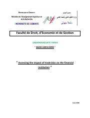 Assessing the impact of trade bloc on financial institution..pdf