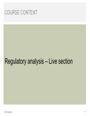 W1 - Live section - REGULATORY ANALYSIS.pdf