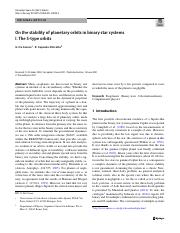On the stability of planetary orbits in binary star systems _ imp.pdf