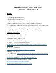 ANT254 Study Guide Quiz 1 Sp 2016-2.docx