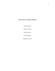 Commercial Lease Analysis Assignment - McGuire.docx