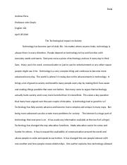 is technology good or bad essay