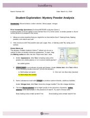 5-_Mystery_Powder_Analysis_Gizmo_Student