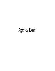 Agency exam questions.pptx