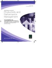 (International Journal of Productivity and Performance Management) Arie Halachmi,Dorothea Greiling -