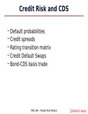 Lecture 18 Credit Risk and CDS.pptx