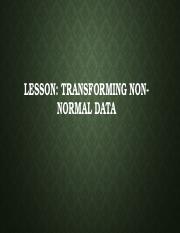 LESSONTransforming Non-Normal Data.pptx