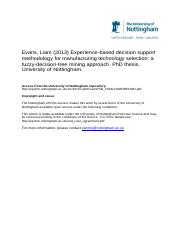 Experience-based decision support methodology for manufacturing technology selection.pdf