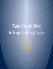 Teaching the Olympic lifts-1.pptx