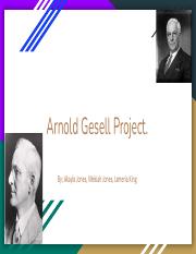Arnold Gesell Project.pdf