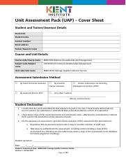 BSBCUS501 Unit Assessment Pack - UAP DLM-2.docx