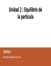UNIDAD2_EQUILIBRIO PARTICULA 2D y 3D