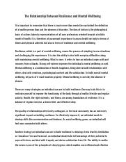 Unit 4, Resilience and Mental Well-being, pdf.docx