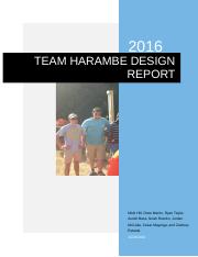Team Harambe-- Essay