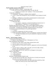 Humanistic Study Guide 3