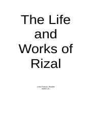 The Life and Works of Rizal acts.docx
