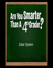 Solar System smarter than 4th grader.ppt