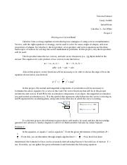 Calculus 3 project 2
