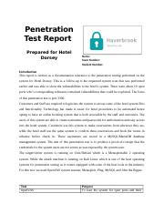 PenetrationTest Report - Project 2.docx