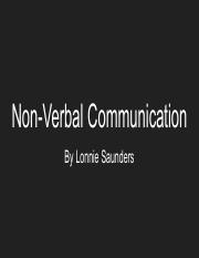 Lonnie Saunders Non-Verbal Communication.pdf